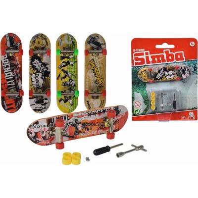 Simba Prstový skateboard 6 druhů – Zboží Dáma