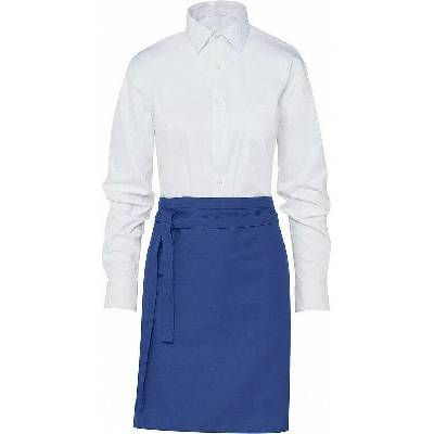 SG Accessories - BISTRO Krátká číšnická zástěra Brussels s pevným páskem 78 x 52 cm modrá královská
