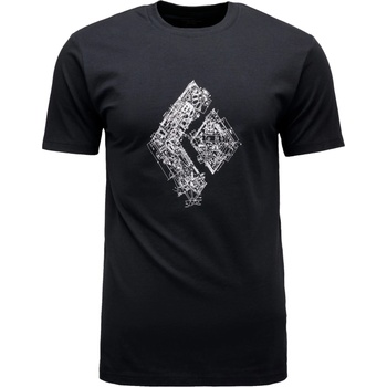 Black Diamond Мъжка тениска Black Diamond Engineered Diamond S/S Tee T-shirt - Black (216-5240-0212)