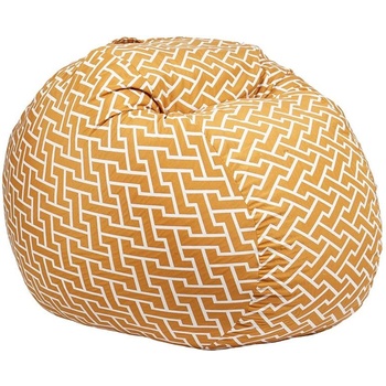 Image 1 of PUFRELAX Барбарон 600л. King Size, Zippity Orange, Перящ се калъф, Пълнеж с микс от мемори пяна и дунапрен, Гама Premium (PUF-M-K-PT-ZIO)