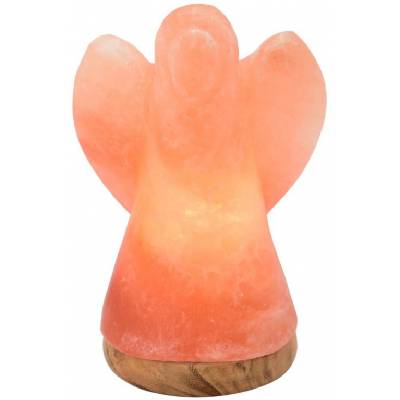 Лампа от хималайска сол Himalaya Salt Dreams - Ангел, оранжев, 15W, E14 (241770)