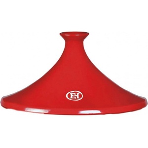 Emile Henry Капак за тенджера 32 cm, за Тажин, гранатов, керамика, Emile Henry (EH348632)