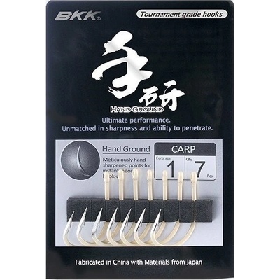 BKK Carp hooks Hand Ground veľ.6 8 ks