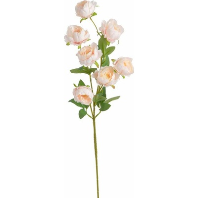 Umělá pivoňka čínská 72 cm - broskvová