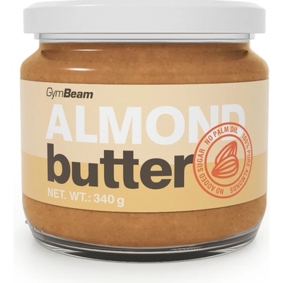 GymBeam Mandľové maslo smooth 340 g