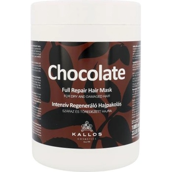 Kallos Chocolate регенерираща маска за сухи и изтощени коси 1000 ml за жени