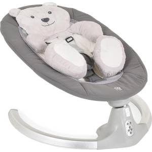 Moni Електрическа люлка Ari bear сив (111586) - salemax