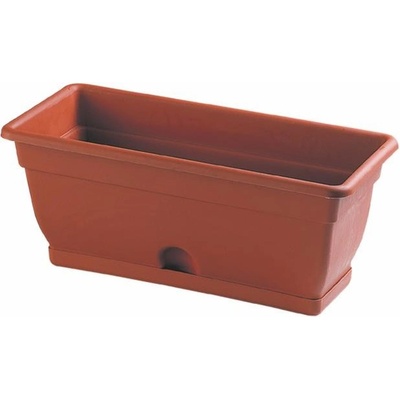 heidrun Plastový kvetináč s podmiskou Bell 40x20x17cm