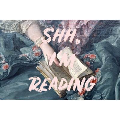 Plagát, Obraz - Shh I'm Reading, Grace Digital Art, 40 × 26.7 cm
