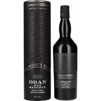 Oban Game Of Thrones The Nights Watch Single Malt Whisky 43% 0,7 l (tuba)
