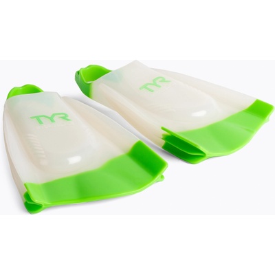 TYR Плавници за плуване TYR Hydroblade в бяло и зелено LFHYD