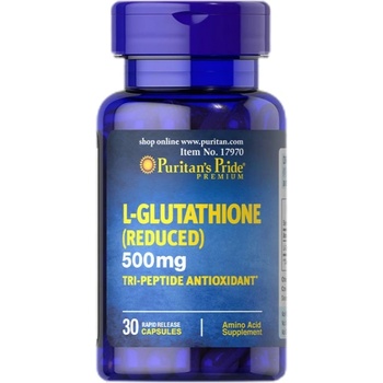 Image 1 of Puritan's Pride L-Glutathione 500 mg [30 капсули]