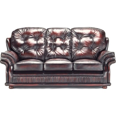 Barrington Furniture Carlton kůže vínová