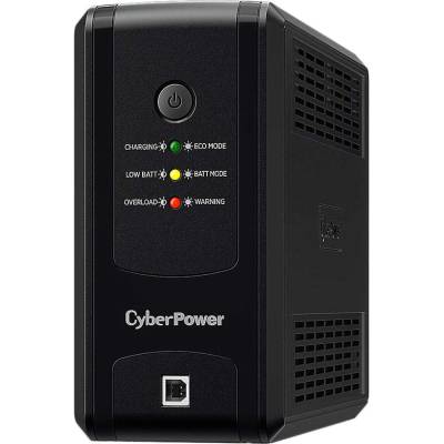 CyberPower UPS с AVR, 850VA/425W, Line-Interactive, 3x Schuko, Runtime at 90W ( min ): 20, Surge and Spike protection; GreenPower UPS; UT850EG (UT850EG)