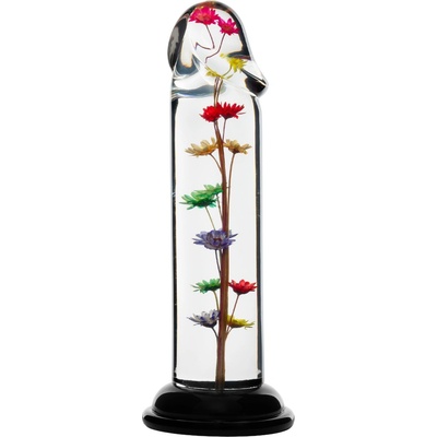 Loviss Helichrysum Garden Flower Dildo Smooth Transparent