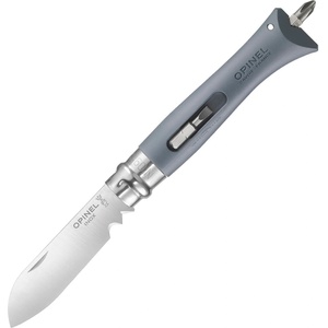 Opinel Сгъваем нож за майстори OPINEL №9 DIY Grey, острие 8 см (001792-pe)