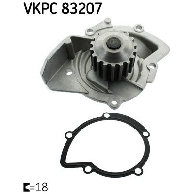 Vodní čerpadlo, chlazení motoru SKF VKPC 83207