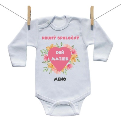Boodyy Body s dlhým rukávom Druhý spoločný Deň matiek
