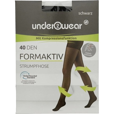 under2wear Punčochové kalhoty černé 40 DEN