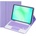 GKK Калъф с Клавиатура за Samsung Tab A11 Plus/ A9 Plus 11", Keyboard TouchPad Case, Лилав (5966150018521)