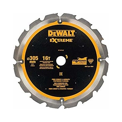 DeWALT DT1475 Rezný kotúč na cementovo-vláknité dosky, 305 x 30 mm, 16 zubov