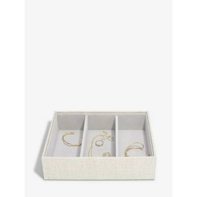 Stackers box na šperky Oatmeal & Linen Deep Watch/Accessories krémová 76381