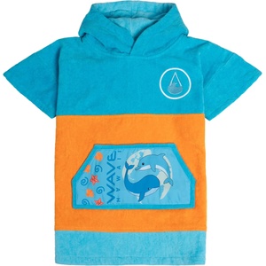 Wave Hawaii Детско пончо за сърф Wave hawaii Kid's Ponchini Keiko Surf poncho - Blau / Orange - размер XXS (750-2937-0111)