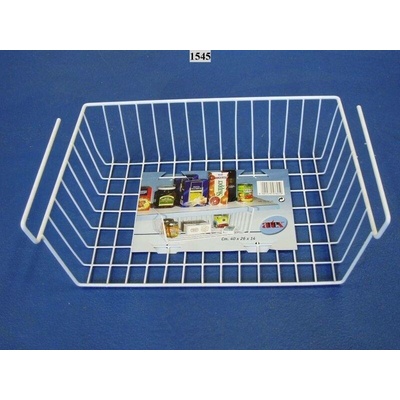ARTEX Košík policový Miko 40 x 26 x 14 cm kov. bílý