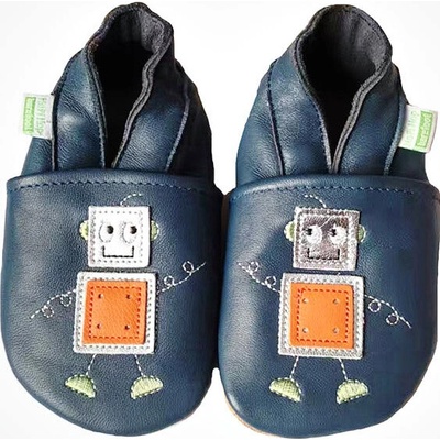 Hopi Hop Kožené capáčky Barefoot Robot