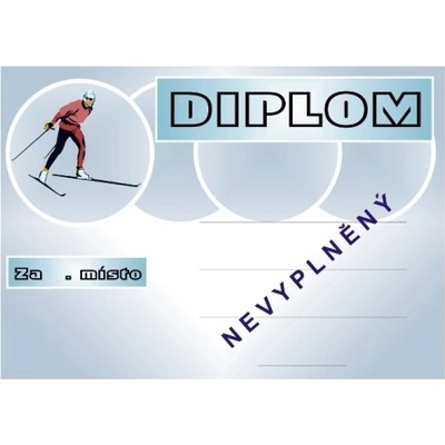 VIZINGR Lyžování diplom A4 č.2