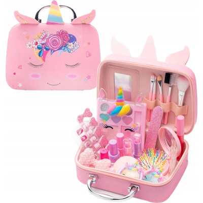QULKI Sada na líčení vícebarevná s kufříkem pro děti 8+
