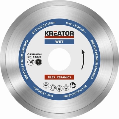 Kreator Diamantový kotouč celoobvodový 115 mm KRT081101