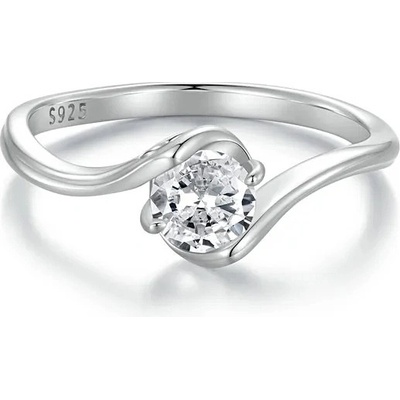 P&J Jewellery Stříbrný moissanitový prsten Seraphina SMR10