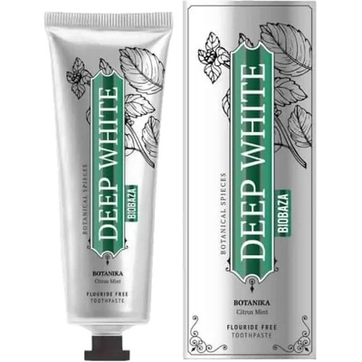 Biobaza Deep White Избелваща паста за зъби Botanika, 75 ml