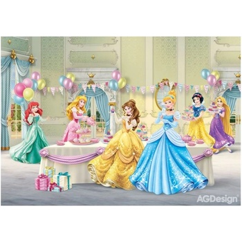 Детски фототапет Disney Принцеси празненство - 360х254см (15112-2224)