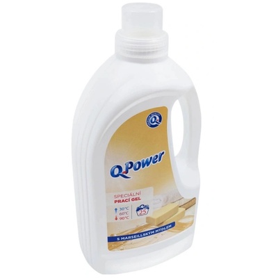 Q Power Q-Power Специален гел за пране с марсилски сапун 25 бр