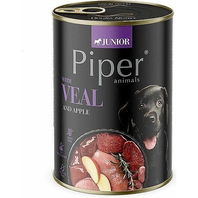 Piper Junior teľacie a jablko 400 g