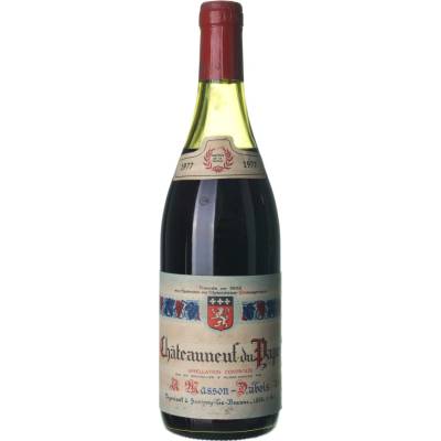 A Masson - Dubois Châteauneuf du Pape suché červené 1977 0,75 l (holá láhev)