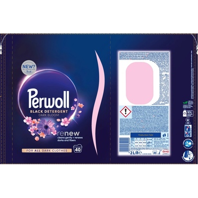 Perwoll prací gel Renew Dark Bloom 40 PD 2 l