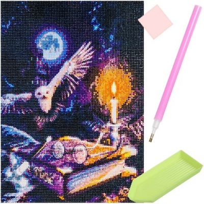 ISO Diamantové malování Sova 30 x 40 cm 16217 – Sleviste.cz