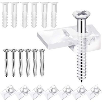 PLMMOUT 20 kusů klipů na držák zrcadla, plastové klipy na držák zrcadla, klipy na zrcadlo se – Hledejceny.cz