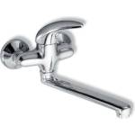 FERRO Metalia 55 - Смесител за умивалник 10 см, с медицинска дръжка, хром 55077L, 0 (55077L,0)