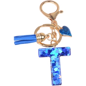 HARAHU Ключодържател Азбука - Т / Тъмносиня kp37880 (37880)