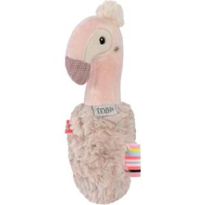 BABY FEHN Ръчна дрънкалка фламинго, Pink (BFE030145)