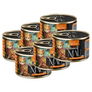 Dolina Noteci MAU Paté & Fillet CAT kitten - консерва за подрастващи котенца с патица, манго и шипки 6 бр x 185 гр - Полша 11868207