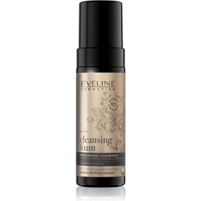 Eveline Cosmetics Organic Gold čisticí hydratační pěna na tvář 150 ml