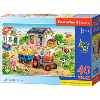 Castorland Život na farmě MAXI 40 dielov