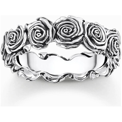Thomas Sabo prsteň Midnight Rose TR2488 637 21