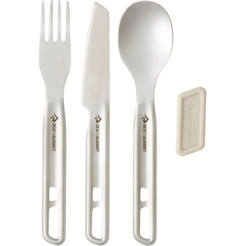 Sea to Summit Detour Stainless Steel Cutlery Set 3 Piece Цвят: сребърен