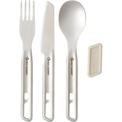 Sea to Summit Detour Stainless Steel Cutlery Set 3 Piece Цвят: сребърен